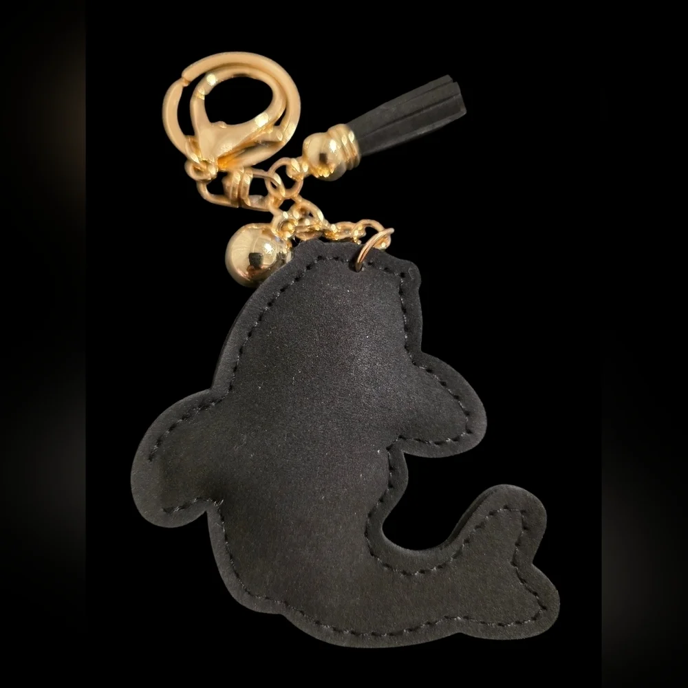Koi Fish Rhinestone Bag Charm Keychain
